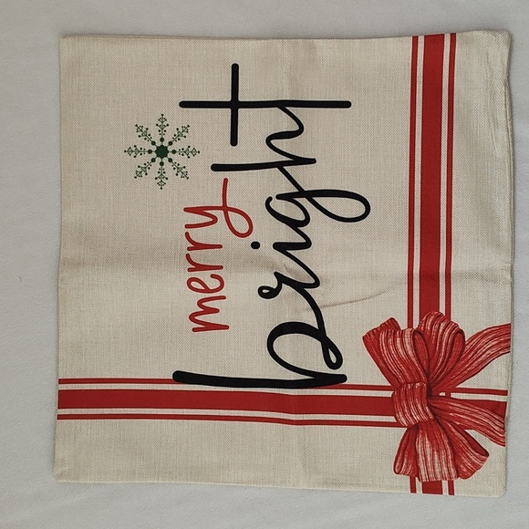 New Christmas Accent Pillow Case SET of 4 - Picture 6 of 10